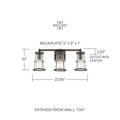 CAPITAL LIGHTING, BEAUFORT VANITY, VANITY LIGHT