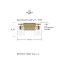 CAPITAL LIGHTING, GREYSON VANITY, VANITY LIGHT