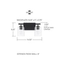 CAPITAL LIGHTING, GREYSON VANITY, VANITY LIGHT