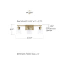 CAPITAL LIGHTING, GREYSON VANITY, VANITY LIGHT