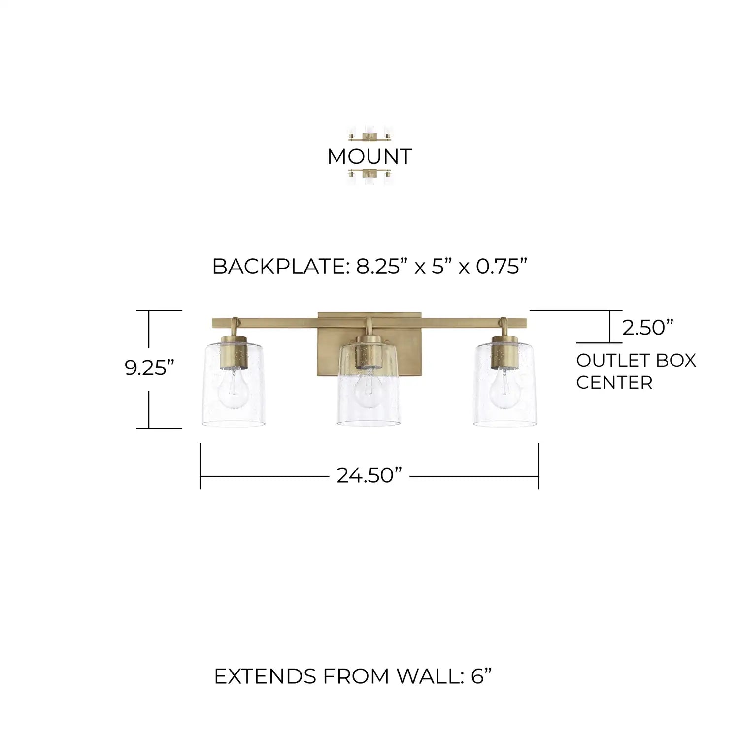 CAPITAL LIGHTING, GREYSON VANITY, VANITY LIGHT