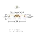 CAPITAL LIGHTING, GREYSON VANITY, VANITY LIGHT