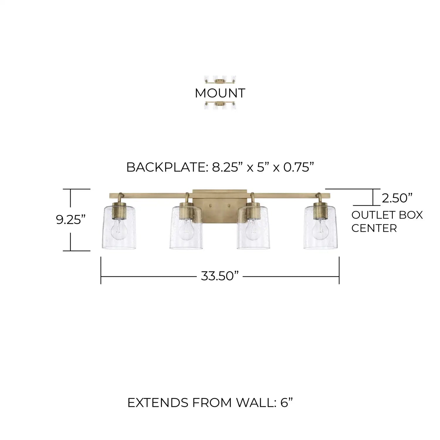 CAPITAL LIGHTING, GREYSON VANITY, VANITY LIGHT
