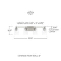 CAPITAL LIGHTING, GREYSON VANITY, VANITY LIGHT