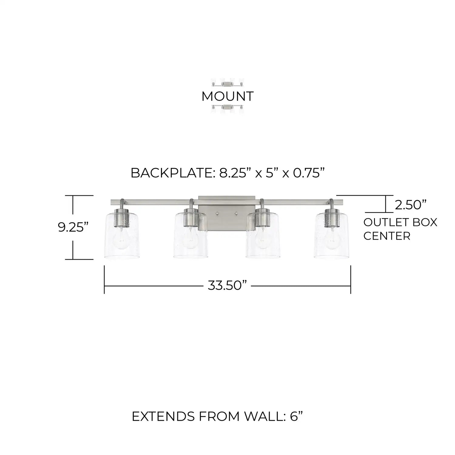 CAPITAL LIGHTING, GREYSON VANITY, VANITY LIGHT