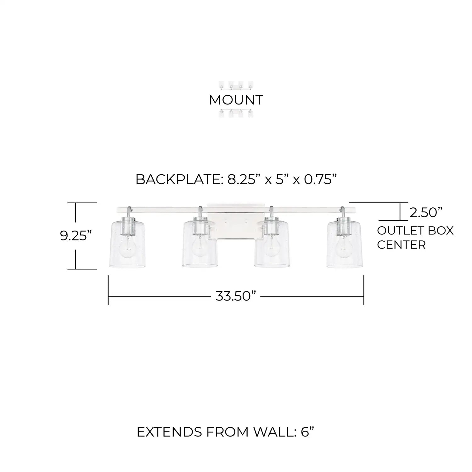 CAPITAL LIGHTING, GREYSON VANITY, VANITY LIGHT