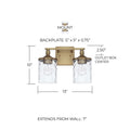 CAPITAL LIGHTING, COLTON VANITY, VANITY LIGHT