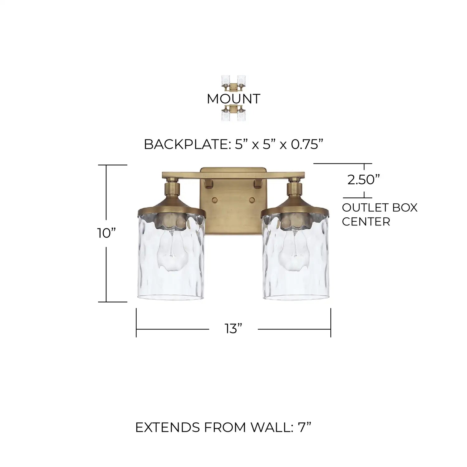 CAPITAL LIGHTING, COLTON VANITY, VANITY LIGHT