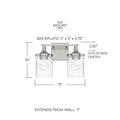 CAPITAL LIGHTING, COLTON VANITY, VANITY LIGHT