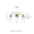 CAPITAL LIGHTING, COLTON VANITY, VANITY LIGHT