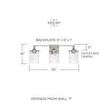 CAPITAL LIGHTING, COLTON VANITY, VANITY LIGHT