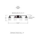 CAPITAL LIGHTING, COLTON VANITY, VANITY LIGHT
