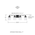 CAPITAL LIGHTING, COLTON VANITY, VANITY LIGHT