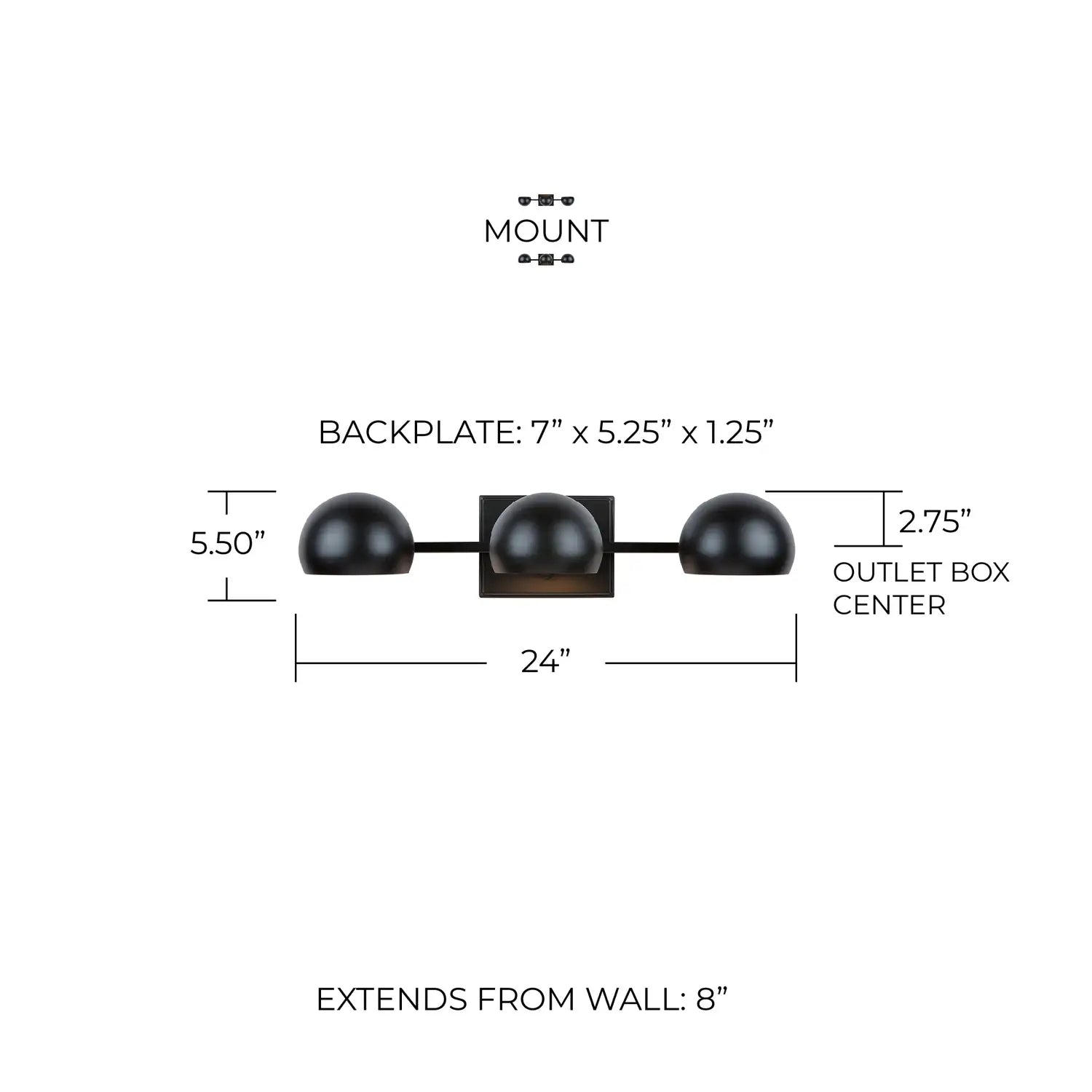 CAPITAL LIGHTING, HADLEY VANITY, VANITY LIGHT