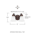 CAPITAL LIGHTING, BRADY VANITY, VANITY LIGHT