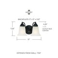 CAPITAL LIGHTING, BRADY VANITY, VANITY LIGHT