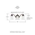 CAPITAL LIGHTING, BRADY VANITY, VANITY LIGHT