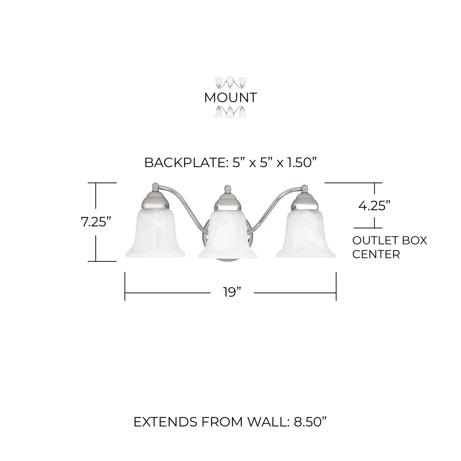 CAPITAL LIGHTING, BRADY VANITY, VANITY LIGHT