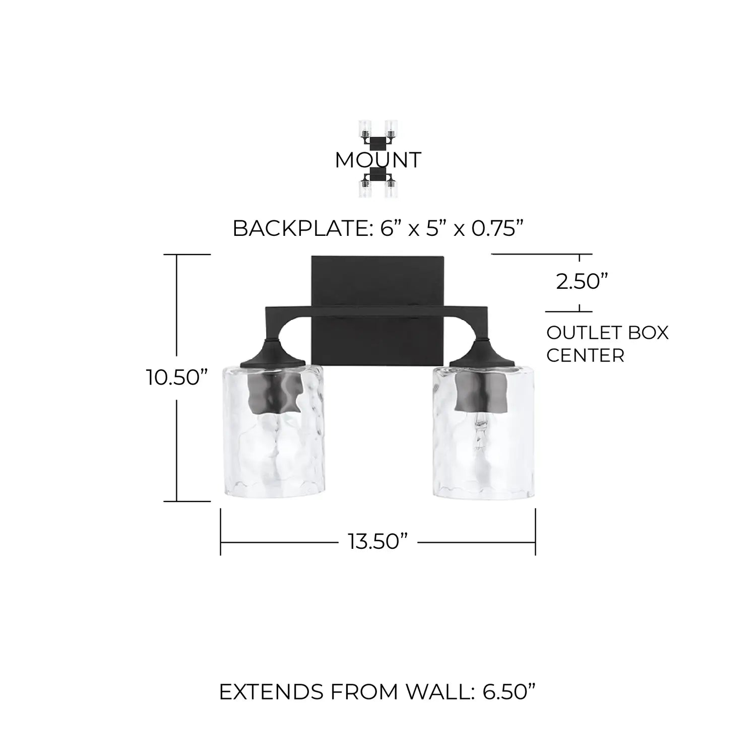 CAPITAL LIGHTING, CLINT VANITY, VANITY LIGHT
