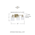 CAPITAL LIGHTING, EMERSON VANITY, VANITY LIGHT