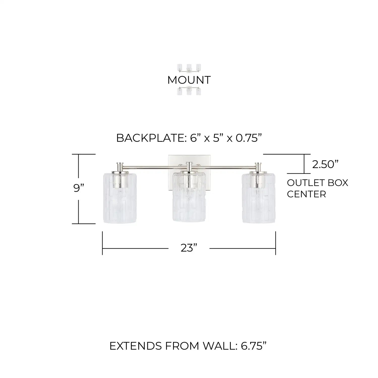 CAPITAL LIGHTING, EMERSON VANITY, VANITY LIGHT