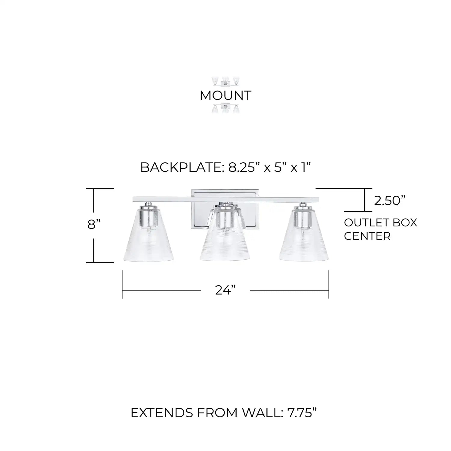 CAPITAL LIGHTING, LAYLA VANITY, VANITY LIGHT