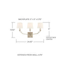 CAPITAL LIGHTING, OPHELIA VANITY, VANITY LIGHT
