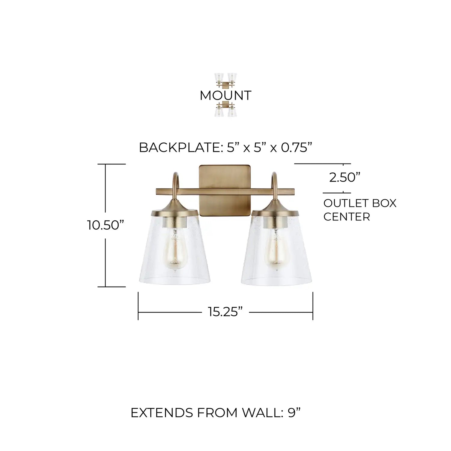 CAPITAL LIGHTING, JAYNE VANITY, VANITY LIGHT