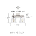 CAPITAL LIGHTING, JAYNE VANITY, VANITY LIGHT