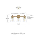 CAPITAL LIGHTING, JAYNE VANITY, VANITY LIGHT