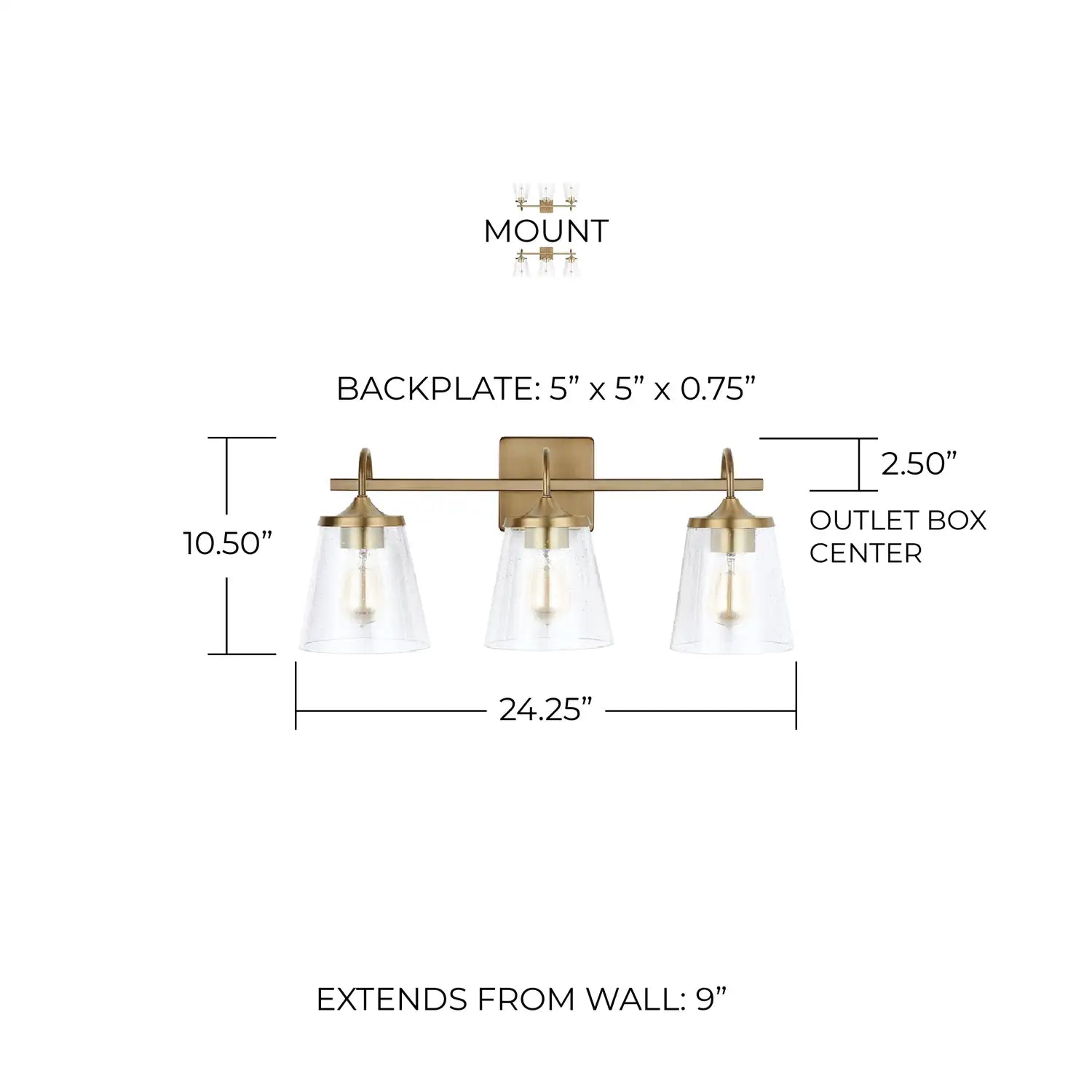 CAPITAL LIGHTING, JAYNE VANITY, VANITY LIGHT
