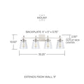 CAPITAL LIGHTING, JAYNE VANITY, VANITY LIGHT