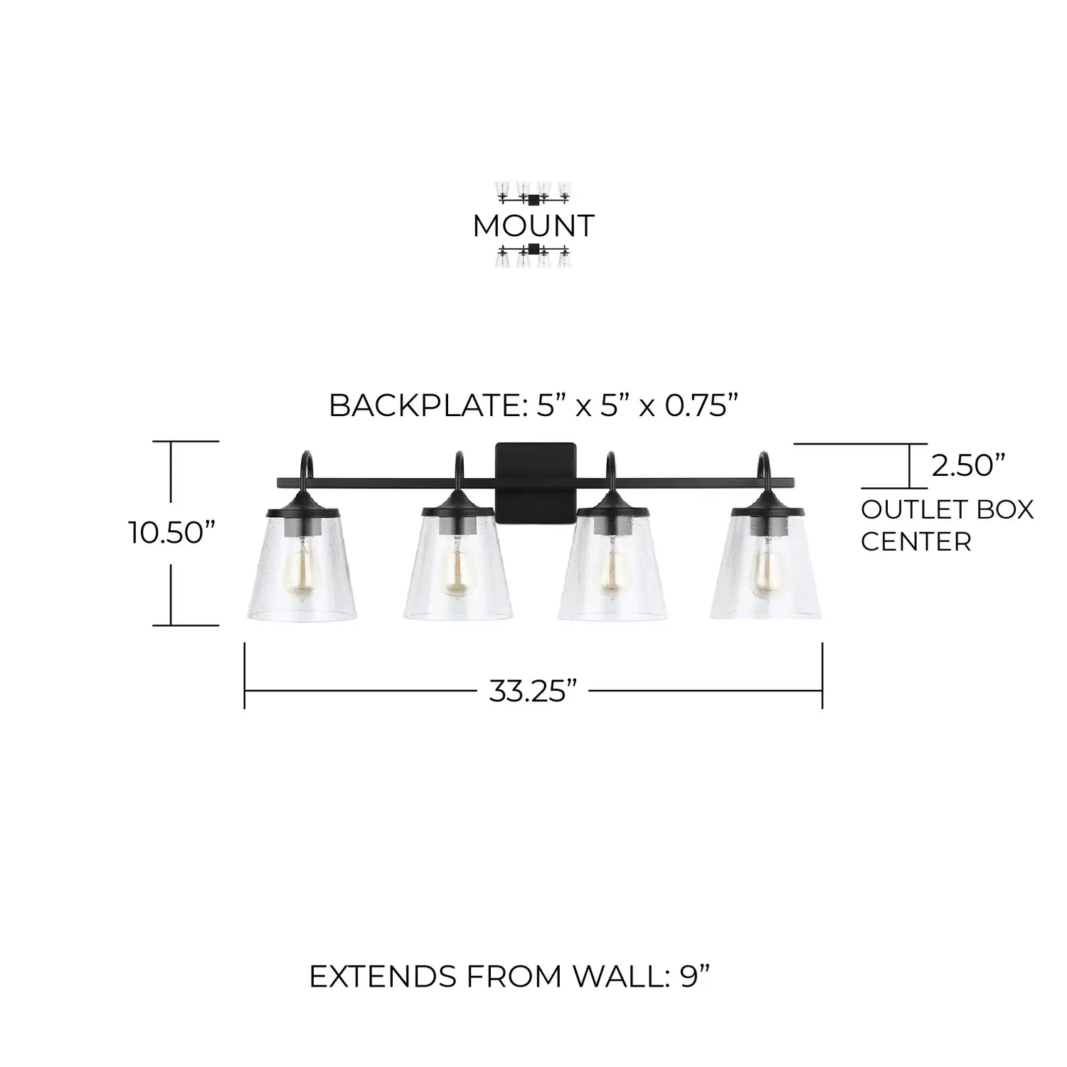 CAPITAL LIGHTING, JAYNE VANITY, VANITY LIGHT