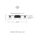 CAPITAL LIGHTING, GRAHAM VANITY, VANITY LIGHT