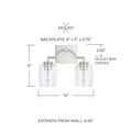 CAPITAL LIGHTING, CARTER VANITY, VANITY LIGHT