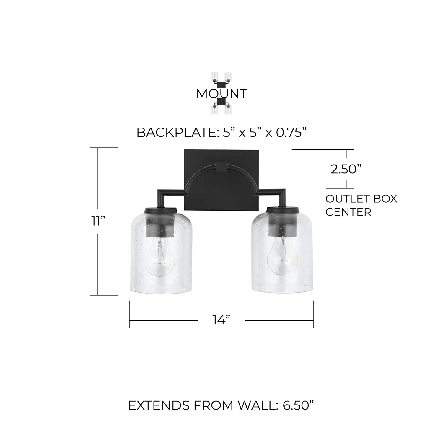 CAPITAL LIGHTING, CARTER VANITY, VANITY LIGHT