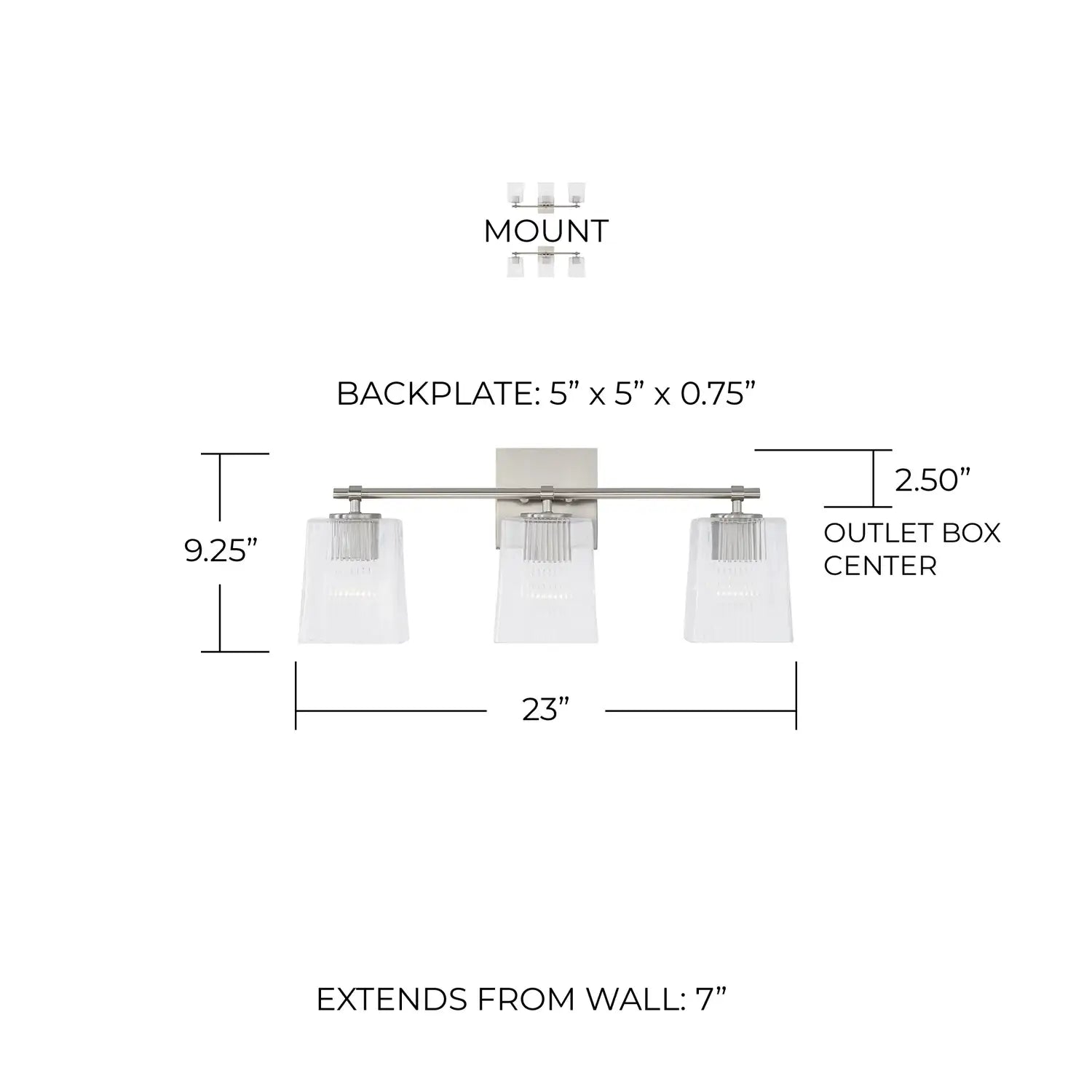 CAPITAL LIGHTING, LEXI VANITY, VANITY LIGHT