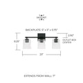 CAPITAL LIGHTING, LEXI VANITY, VANITY LIGHT