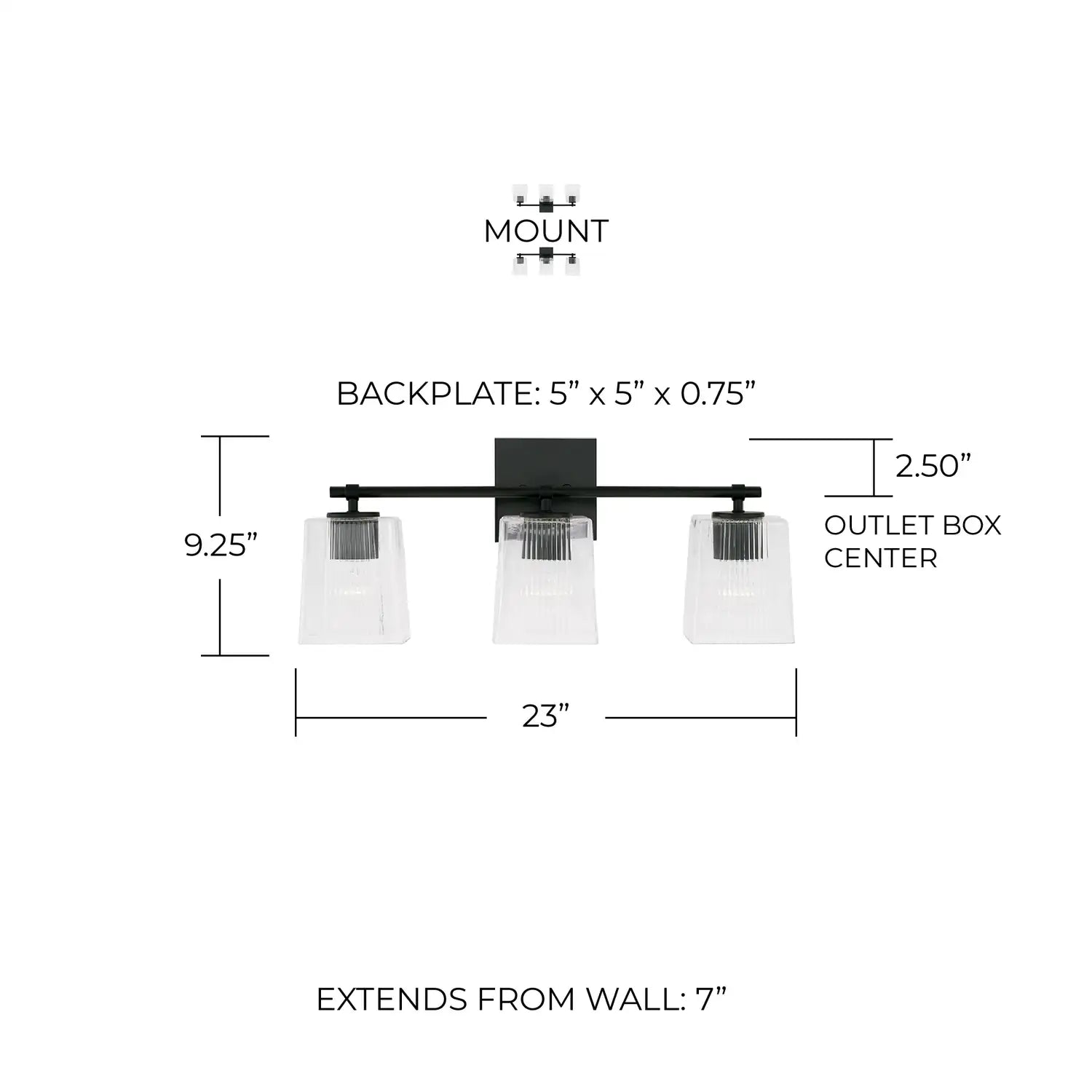CAPITAL LIGHTING, LEXI VANITY, VANITY LIGHT