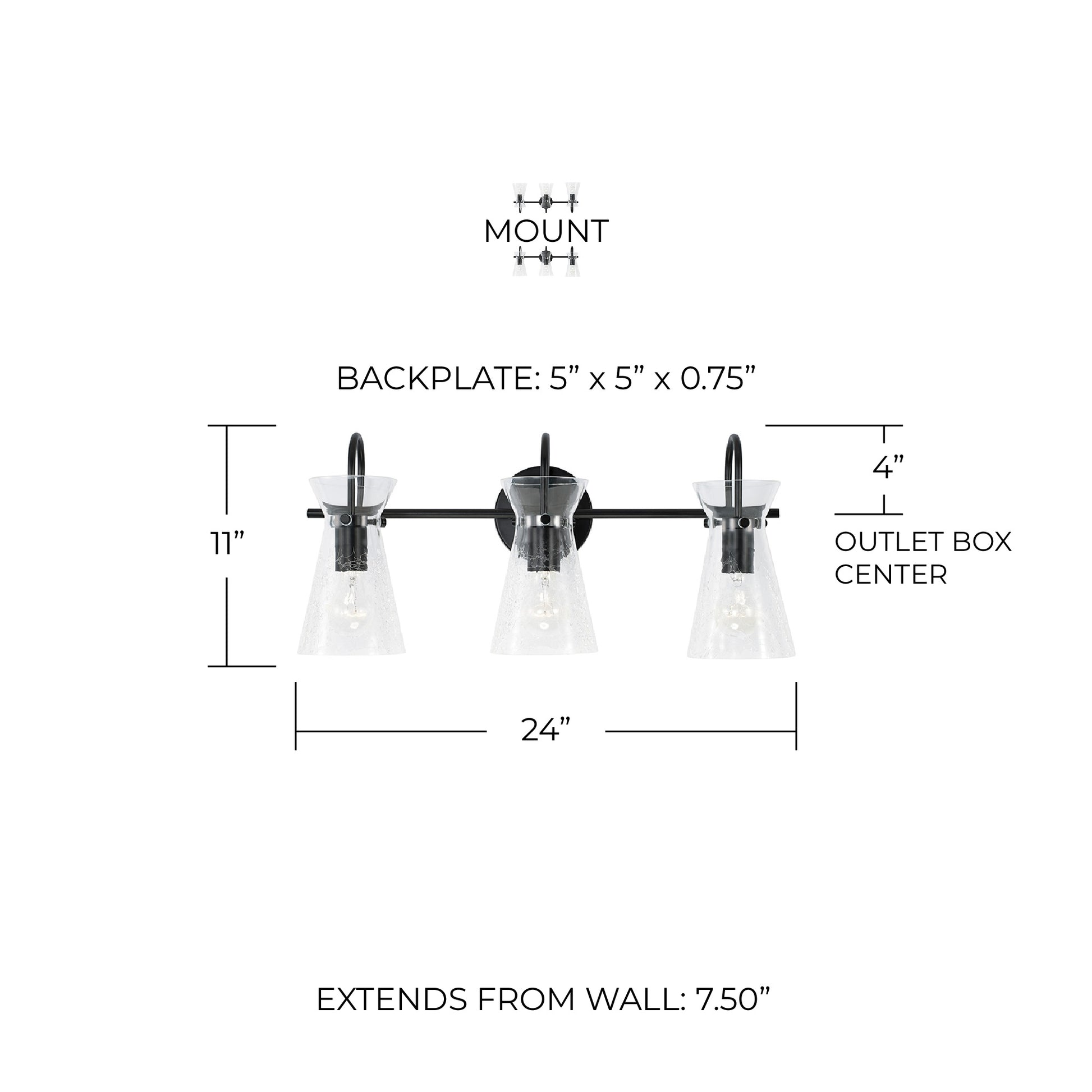 CAPITAL LIGHTING, MILA VANITY, VANITY LIGHT