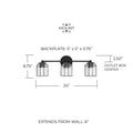 CAPITAL LIGHTING, HARMON VANITY, VANITY LIGHT