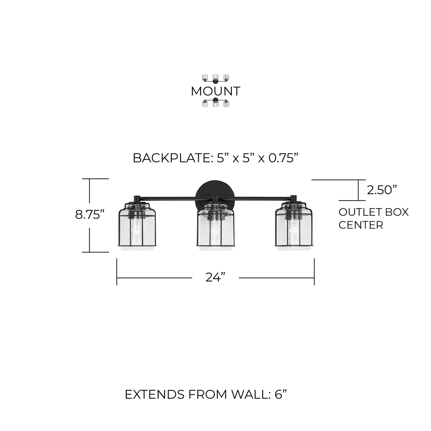 CAPITAL LIGHTING, HARMON VANITY, VANITY LIGHT