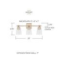 CAPITAL LIGHTING, BREIGH VANITY, VANITY LIGHT