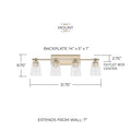 CAPITAL LIGHTING, BREIGH VANITY, VANITY LIGHT