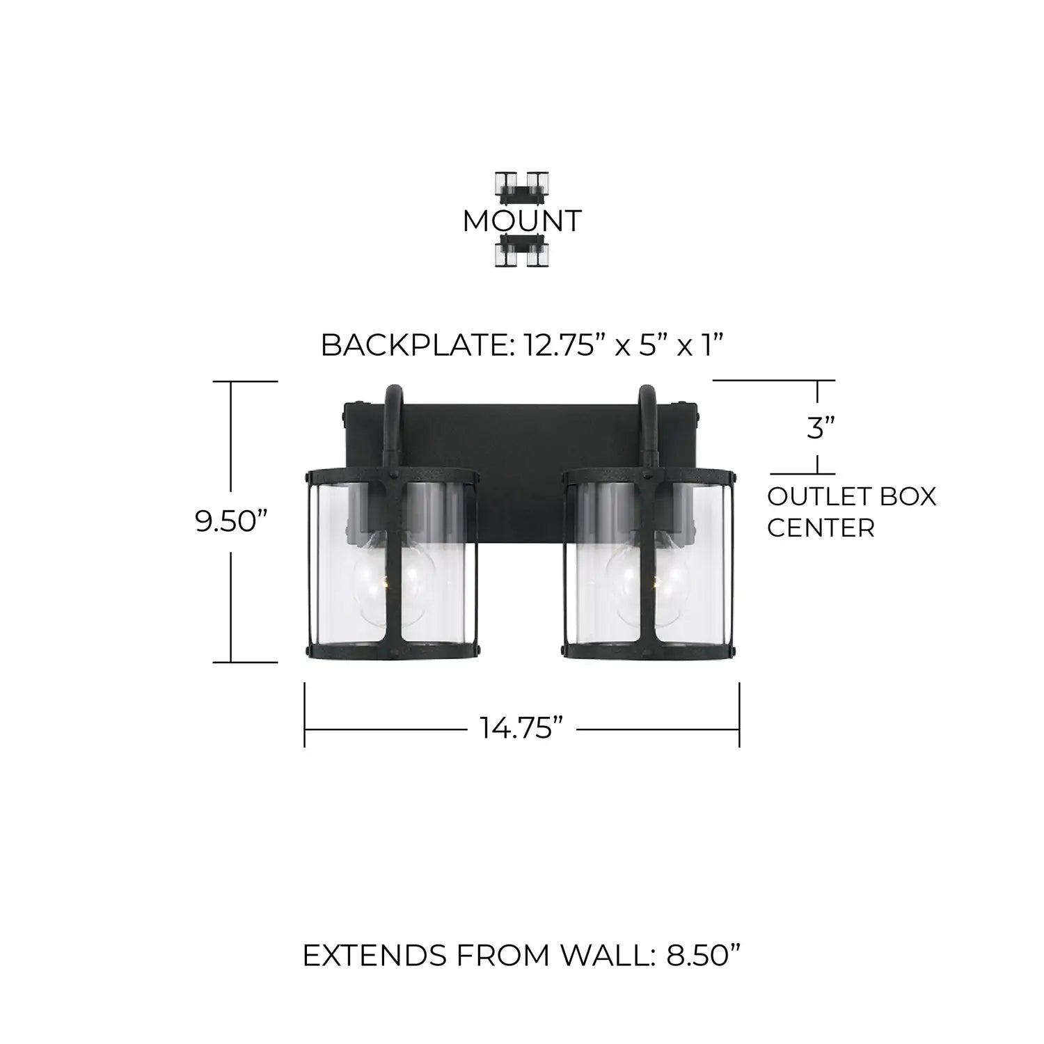 CAPITAL LIGHTING, BRENNEN VANITY, VANITY LIGHT