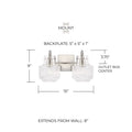 CAPITAL LIGHTING, NYLA VANITY, VANITY LIGHT