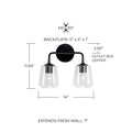 CAPITAL LIGHTING, AMARA VANITY, VANITY LIGHT