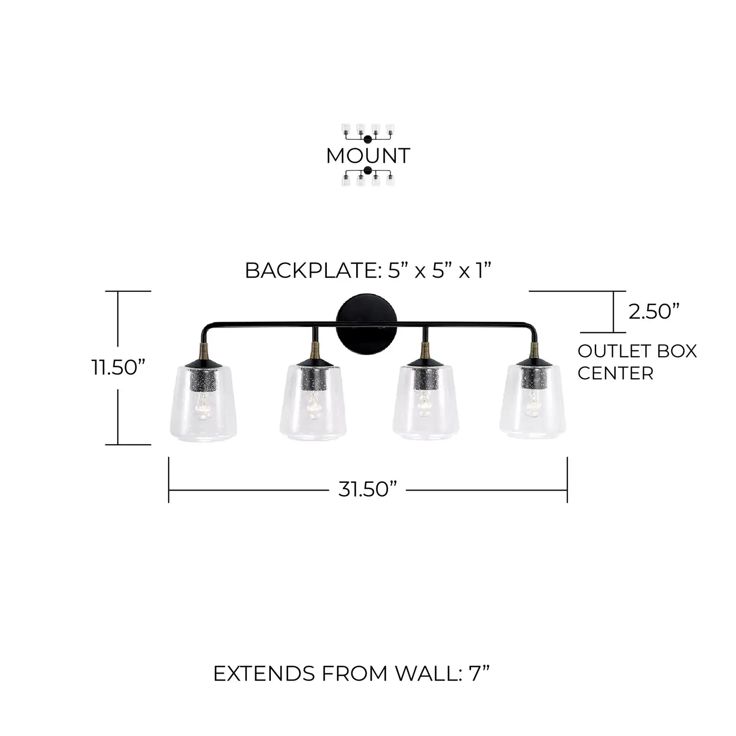 CAPITAL LIGHTING, AMARA VANITY, VANITY LIGHT