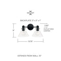 CAPITAL LIGHTING, GREER VANITY, VANITY LIGHT