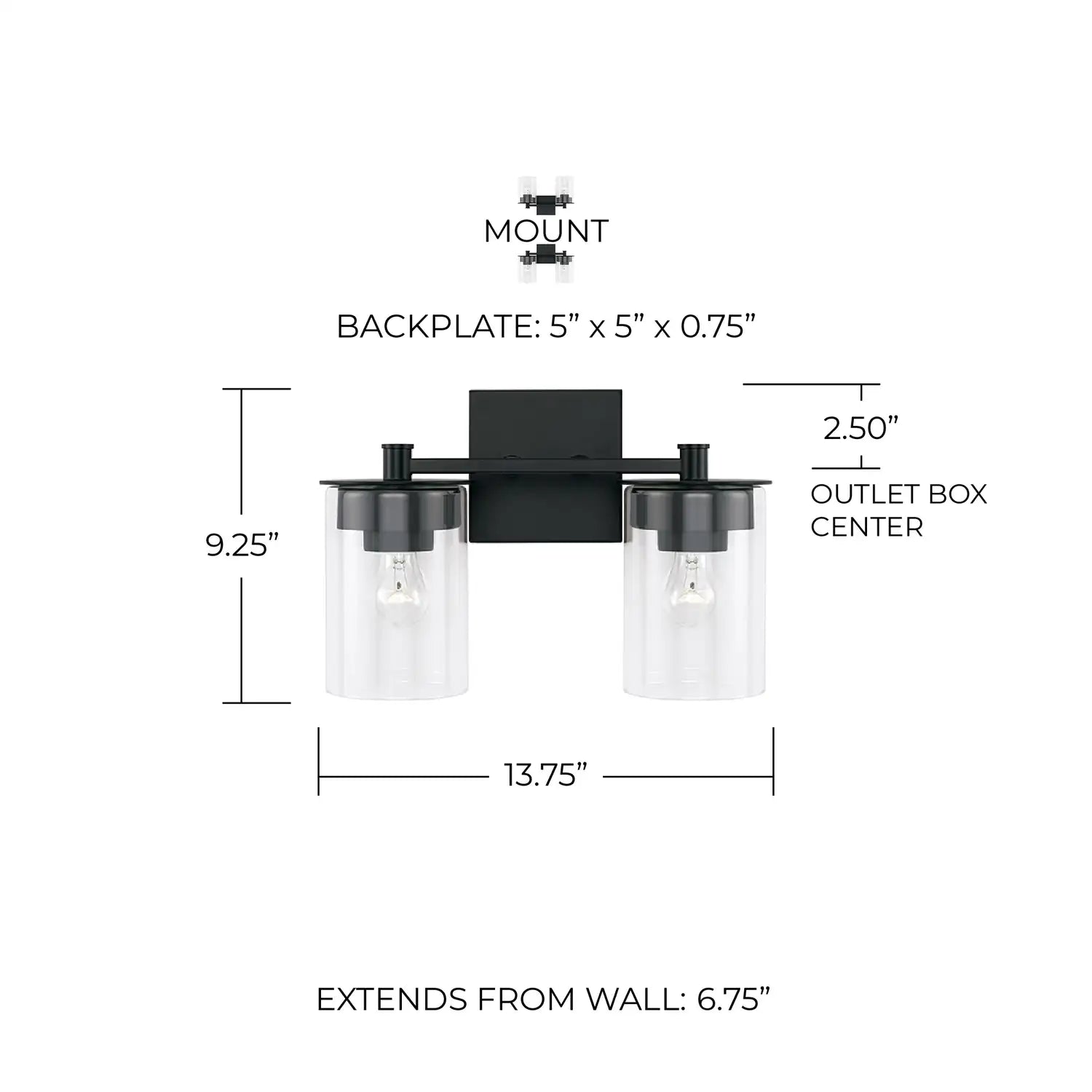 CAPITAL LIGHTING, MASON VANITY, VANITY LIGHT